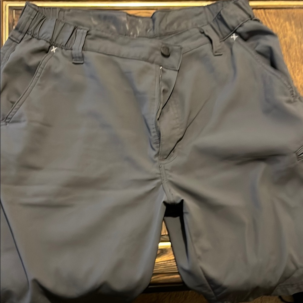 Wrangler Western Sun Soaked Shorts Men's Athletic Shorts in Dark Gray Waist 34